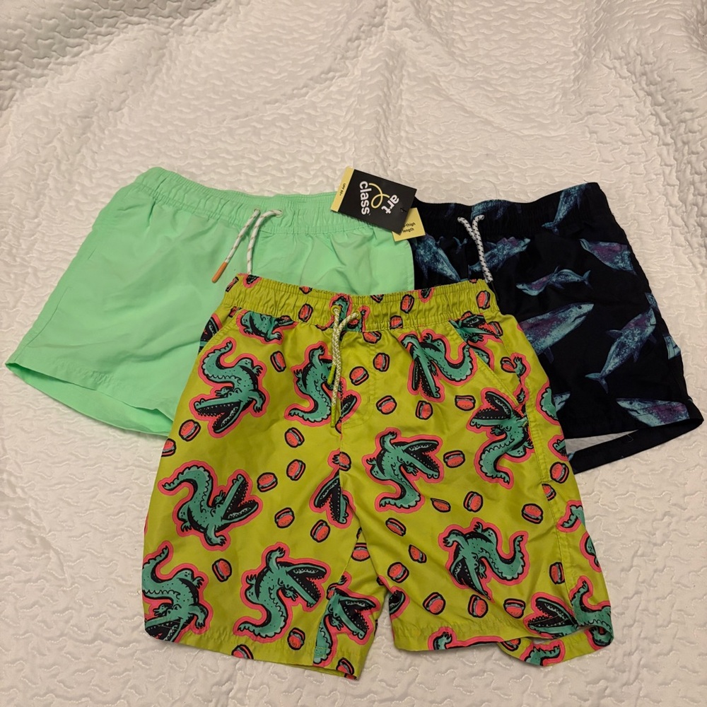 Art Class/ Cat & Jack Swim Shorts Set of 3 🌊 🐊 🦈